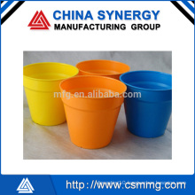 cheap color plastic flowerpot